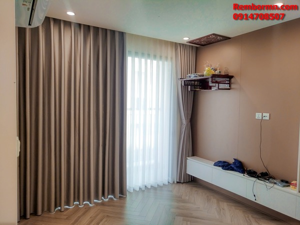 Rèm cửa nhà chị Tâm - Chung Cư S9 Ocean Park - Cửa Hàng Rèm Cửa Cao Cấp Bor.Mn
