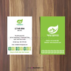 In name card - Công Ty TNHH In Và Máy Văn Phòng Thành Đạt