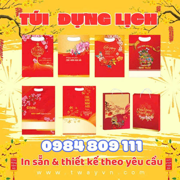 In túi đựng lịch