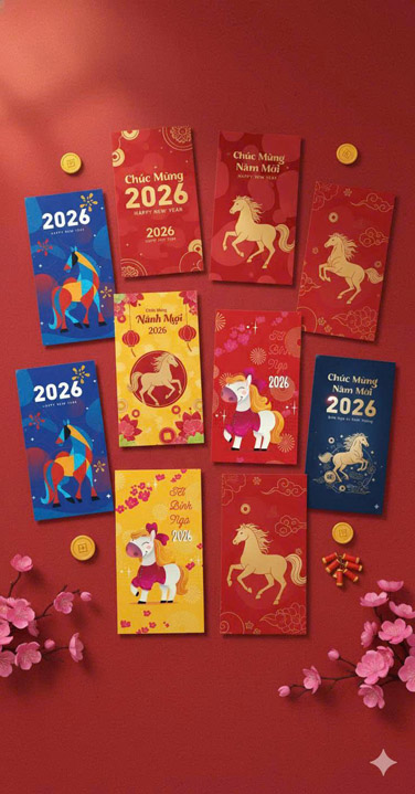 In lì xì - In ấn TWAY - Công Ty Cổ Phần In Và Truyền Thông TWAY