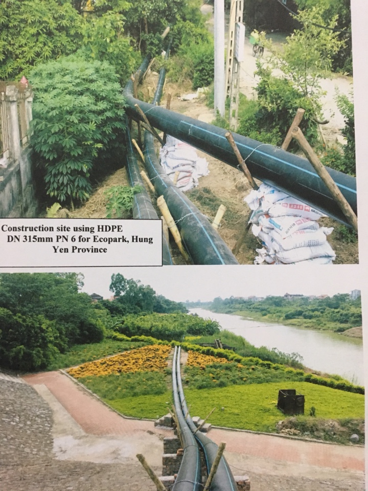 Thi công đường ống nước tại Hưng Yên