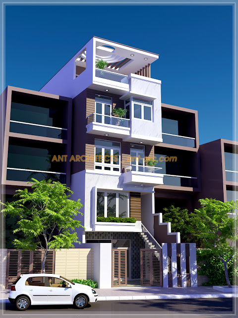 Thiết kế nhà phố - Công Ty TNHH Tư Vấn Thiết Kế Xây Dựng Ant Architects