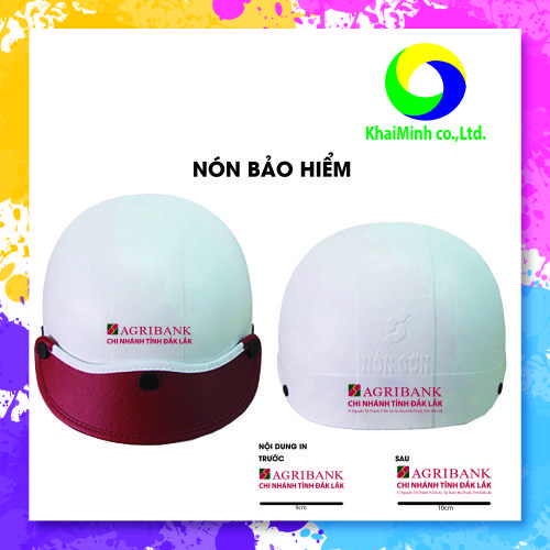 Quà tặng nón bảo hiểm - In Tem Nhãn Khai Minh - Công Ty TNHH Một Thành Viên Khai Minh