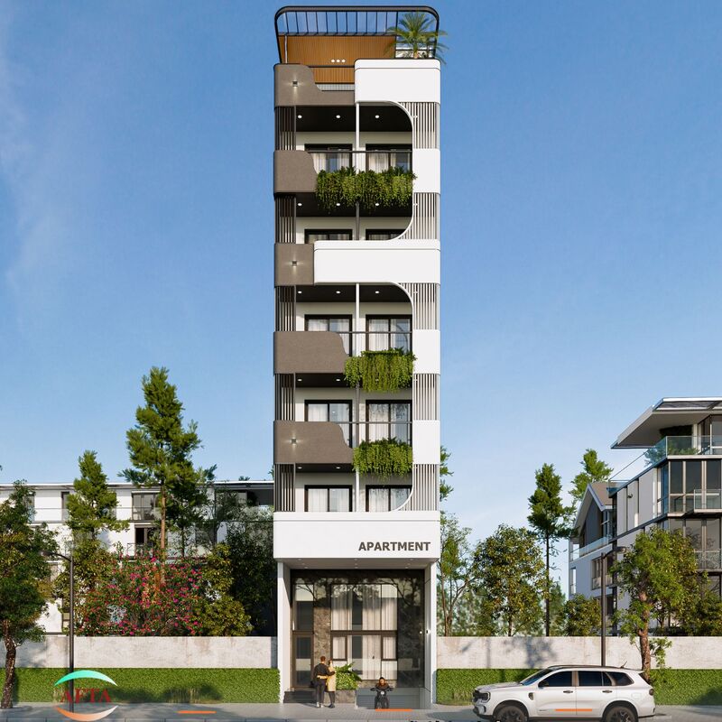 Mẫu căn hộ 7 tầng tại Ngũ Hành Sơn - Nhà Thầu Xây Dựng AFTA - Công Ty Cổ Phần Tư Vấn Và Xây Dựng AFTA