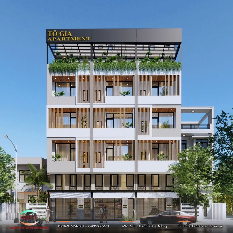 Thiết kế căn hộ 3 lô liền kề tại Sơn Trà - Nhà Thầu Xây Dựng AFTA - Công Ty Cổ Phần Tư Vấn Và Xây Dựng AFTA