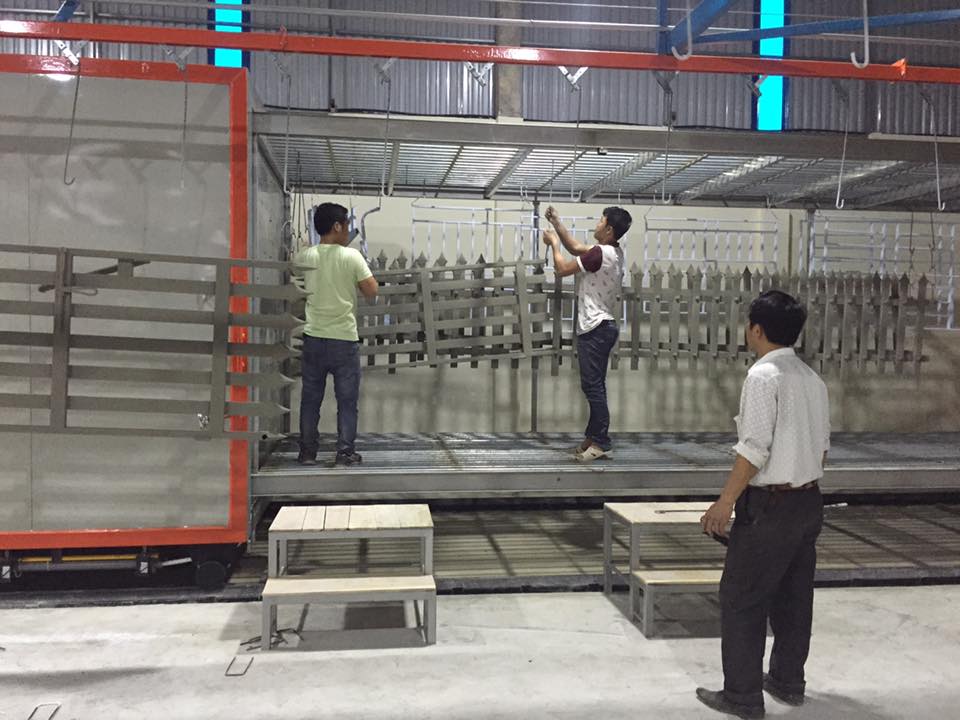 Dây chuyền sơn tĩnh điện