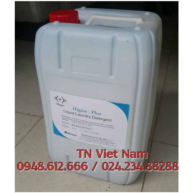 Nước giặt dạng lỏng Higine-Plus - Công Ty TNHH Thương Mại Sản Xuất TN Việt Nam