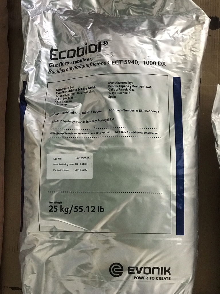 ECOBIOL (EVONIK) - Nguyên Liệu Sản Xuất Thức Ăn Chăn Nuôi Sài Gòn - Công Ty Cổ Phần Dinh Dưỡng Sài Gòn