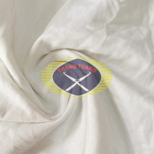 Vải thun cotton 2 chiều trắng