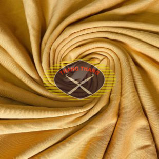 Vải thun cotton 4 chiều bò vàng