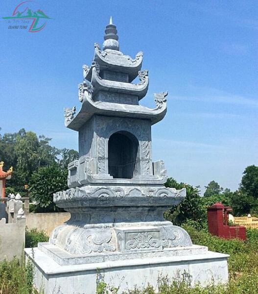 Mộ tháp đá - Đá Mỹ Nghệ Quang Tùng