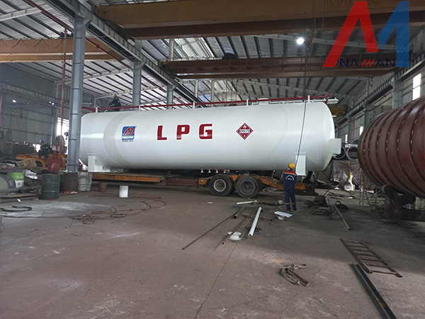 Dự án bồn gas LPG 100m3 - Bồn Chứa Nam An - Công Ty Cổ Phần Cơ Khí Và Môi Trường Nam An