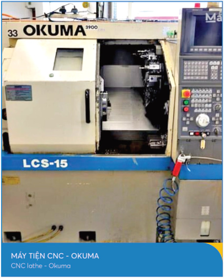 Máy tiện CNC Okuma - Thiết Bị Công Nghiệp Đông Phương - Công Ty TNHH Thương Mại Dịch Vụ Thiết Bị Công Nghiệp Đông Phương