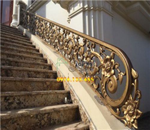 Cầu thang nhôm đúc - Cổng Nhôm Đúc Nam Định - Công Ty Cổ Phần Nhôm Đúc Gia Phát