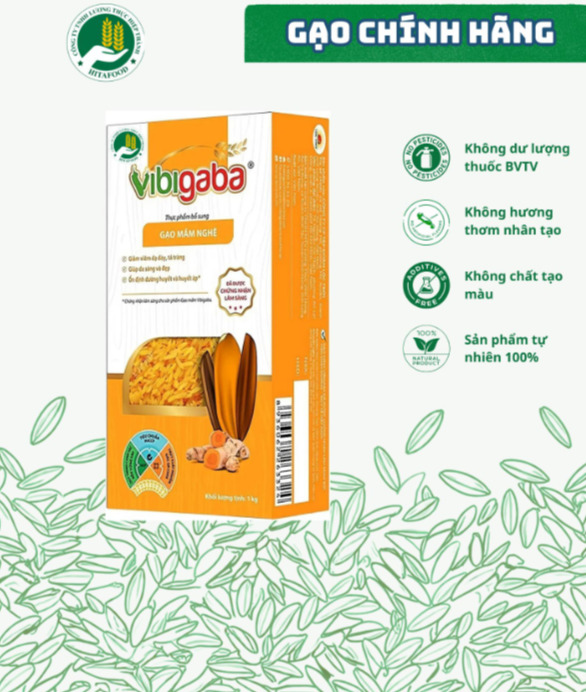 Gạo mầm Vibigaba nghệ