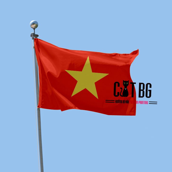 In cờ tổ quốc - In Cờ Cát BG - Công Ty TNHH In Vải Và Sản Xuất Cờ Cat BG