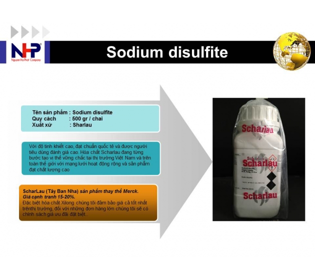 Sodium Disulphite - Hóa Chất Nguyễn Hà Phát - Công Ty TNHH TM DV XNK Nguyễn Hà Phát