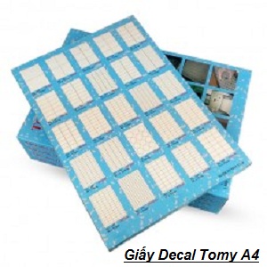 Giấy decal tomy A4