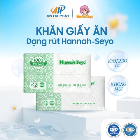 Khăn giấy ăn dạng rút 100% bột gỗ nguyên sinh - Công Ty TNHH Xuất Nhập Khẩu & Dịch Vụ Thương Mại An Hà Phát