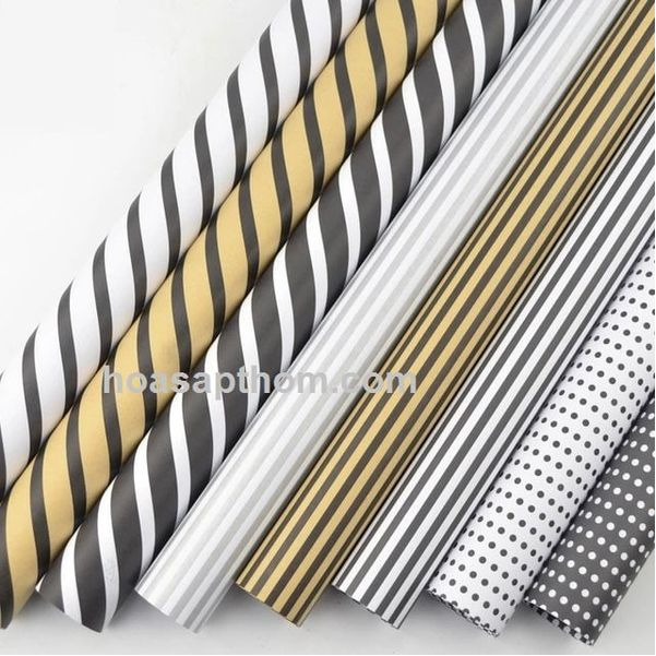 Giấy báo chấm bi sọc - Phụ Kiện Ngành Hoa Hà Mi - Công Ty TNHH Thương Mại Dịch Vụ Hà Mi
