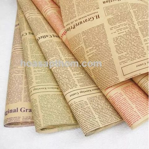 Giấy báo gói hoa - Phụ Kiện Ngành Hoa Hà Mi - Công Ty TNHH Thương Mại Dịch Vụ Hà Mi