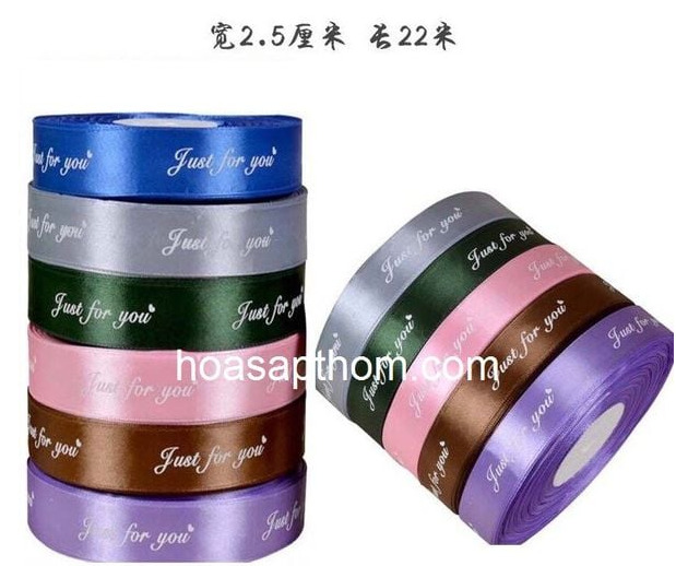 Ruy băng vải cao cấp - Phụ Kiện Ngành Hoa Hà Mi - Công Ty TNHH Thương Mại Dịch Vụ Hà Mi