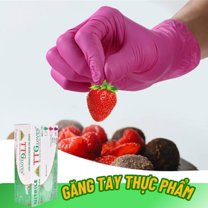Găng tay thực phẩm TTGloves màu hồng