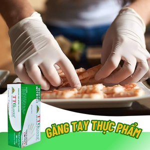 Găng tay thực phẩm TTGloves màu trắng