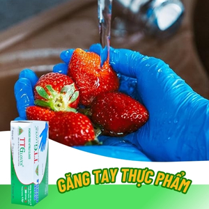 Găng tay thực phẩm TTGloves màu xanh