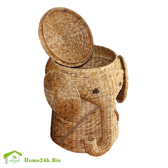 Sọt lục bình hình con voi - Lục Bình Mỹ Nghệ Home24H- Công Ty TNHH Home24h