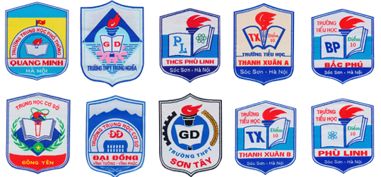 Dệt Logo trường học