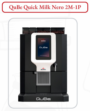 Máy pha cà phê tự động QuBe Quick Milk Nero 2M-1P - Cà Phê MaYaCa - Công ty TNHH MTV Cà Phê MaYaCa