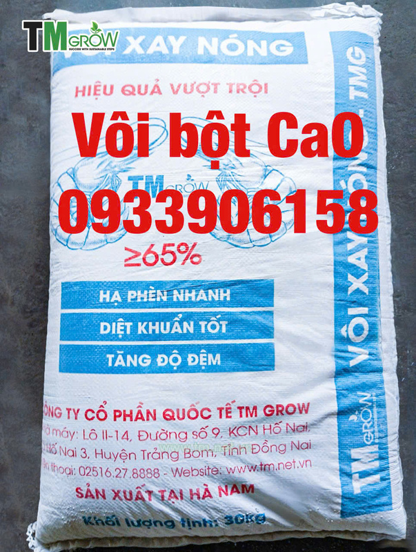 Vôi bột CaO