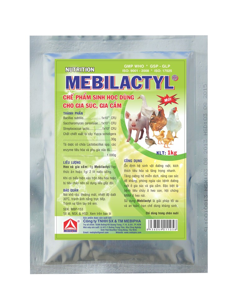 Mebilactyl - Công Ty TNHH Sản Xuất Và Thương Mại Đất Mỹ