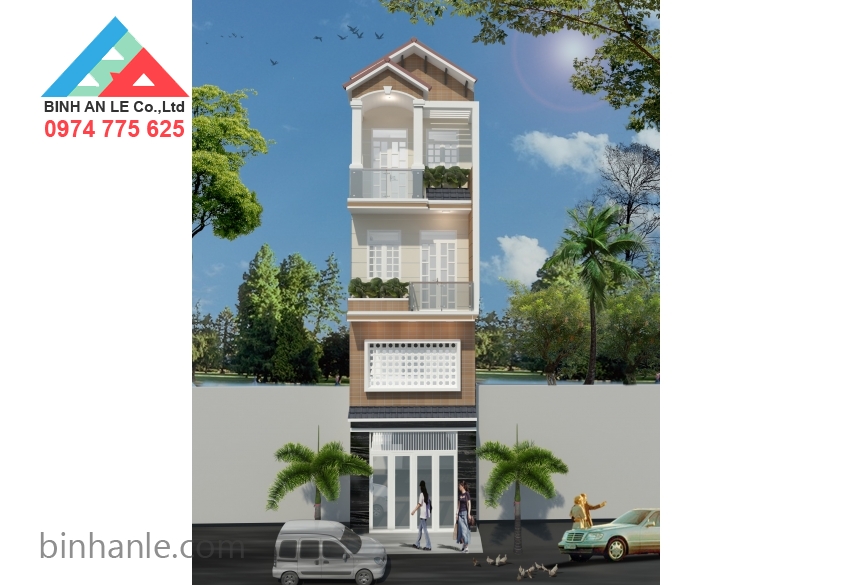 Mẫu nhà phố đẹp