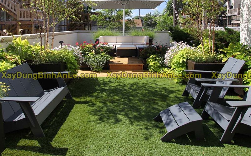 Thiết kế sân vườn đẹp, hiện đại