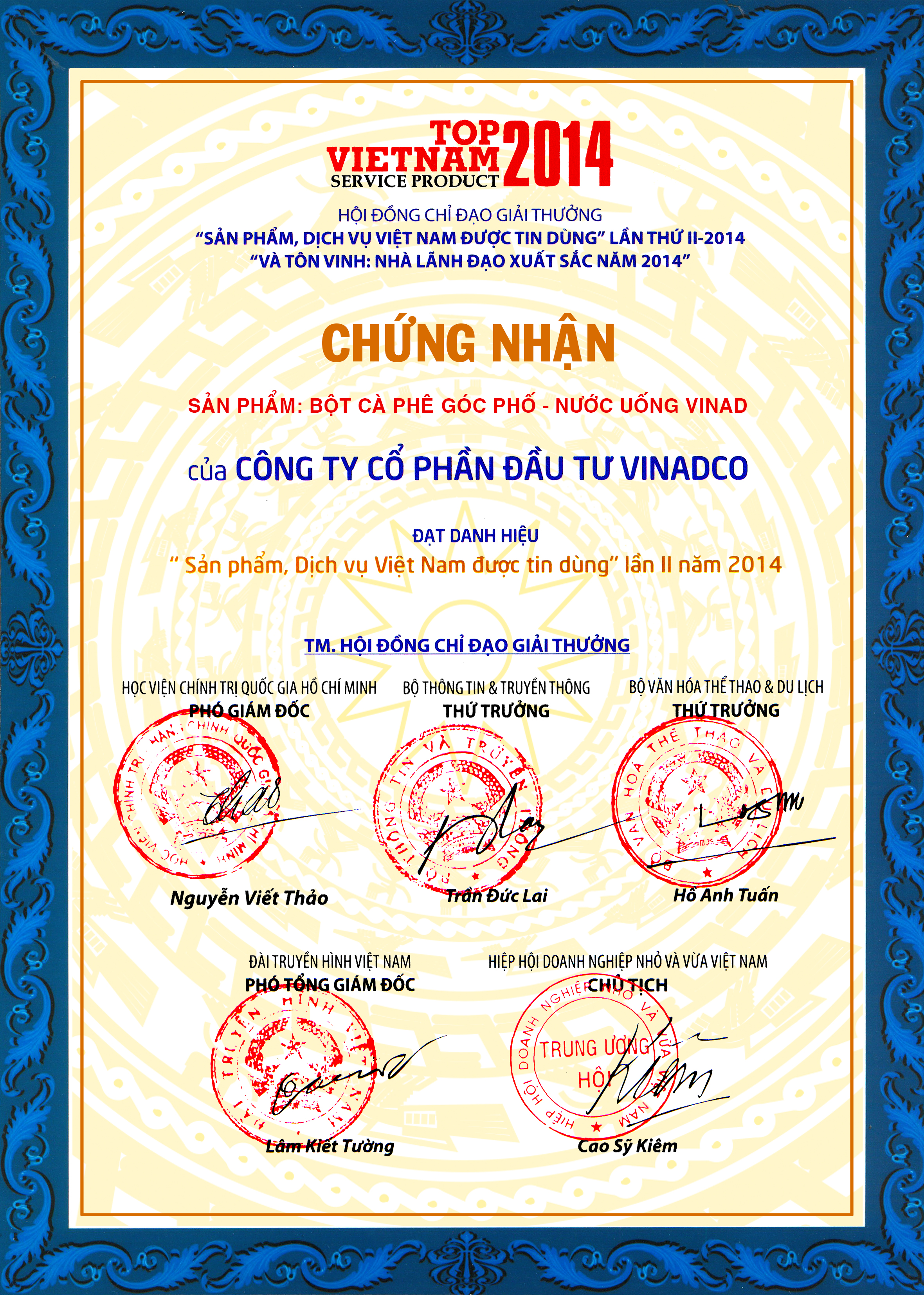 Top Việt Nam 2014