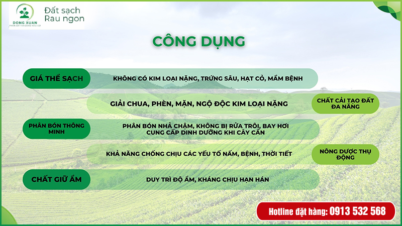 Thông tin sản phẩm đất sạch