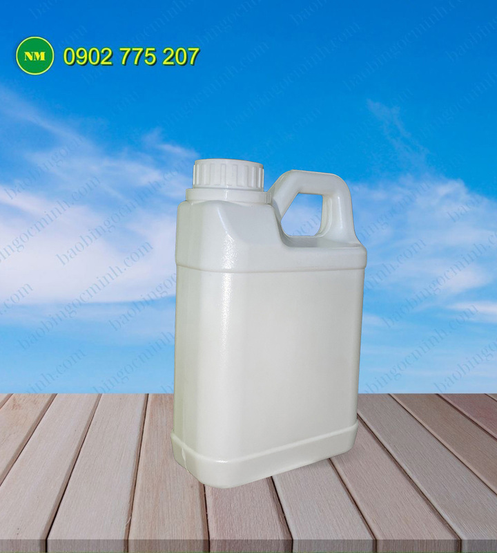 Can nhựa 1L đựng hóa chất