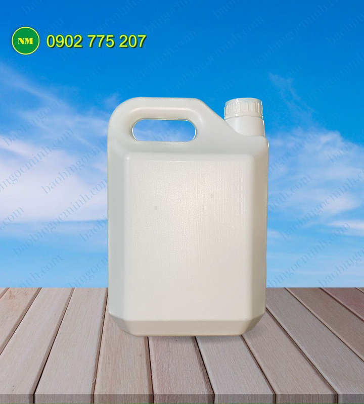 Can nhựa HDPE 5L đựng hóa chất