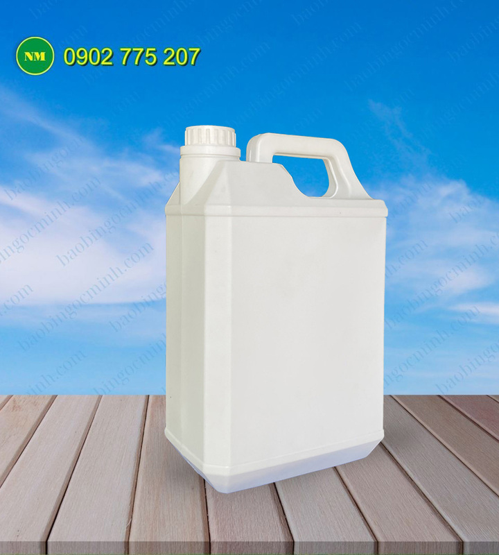 Can nhựa HDPE 5L nắp Garanti