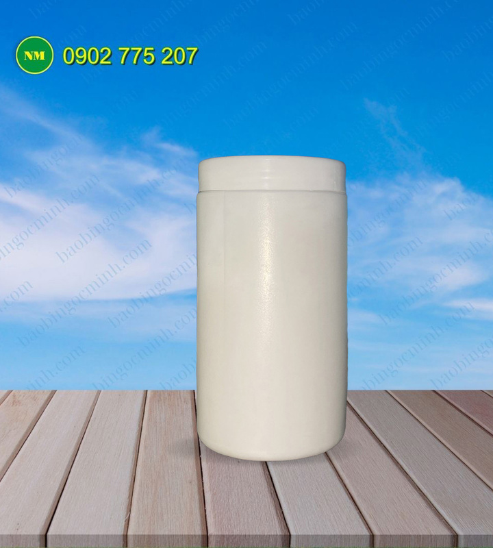 Hũ nhựa HDPE 500g đựng các loại bột