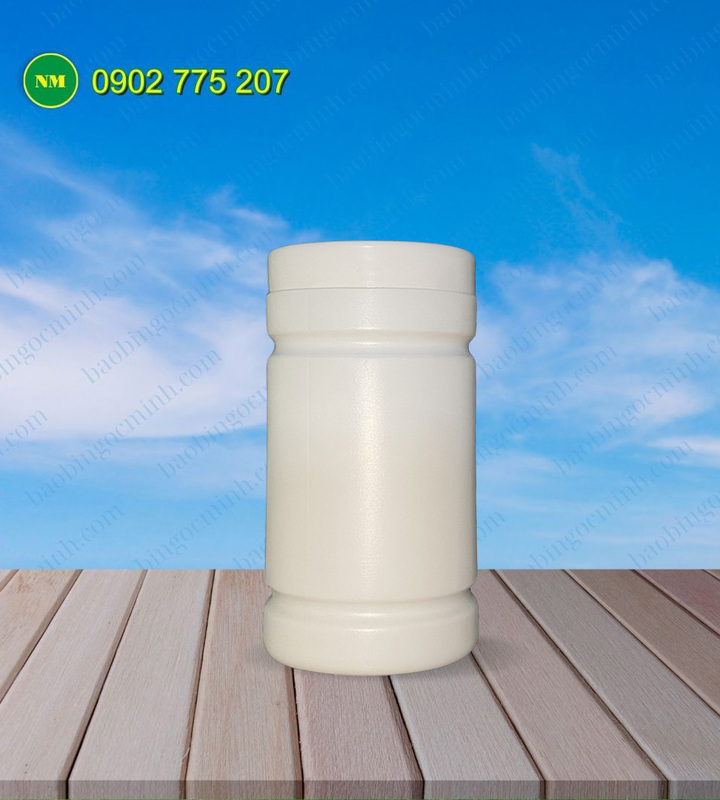 Hũ nhựa HDPE 500g đựng phân bón
