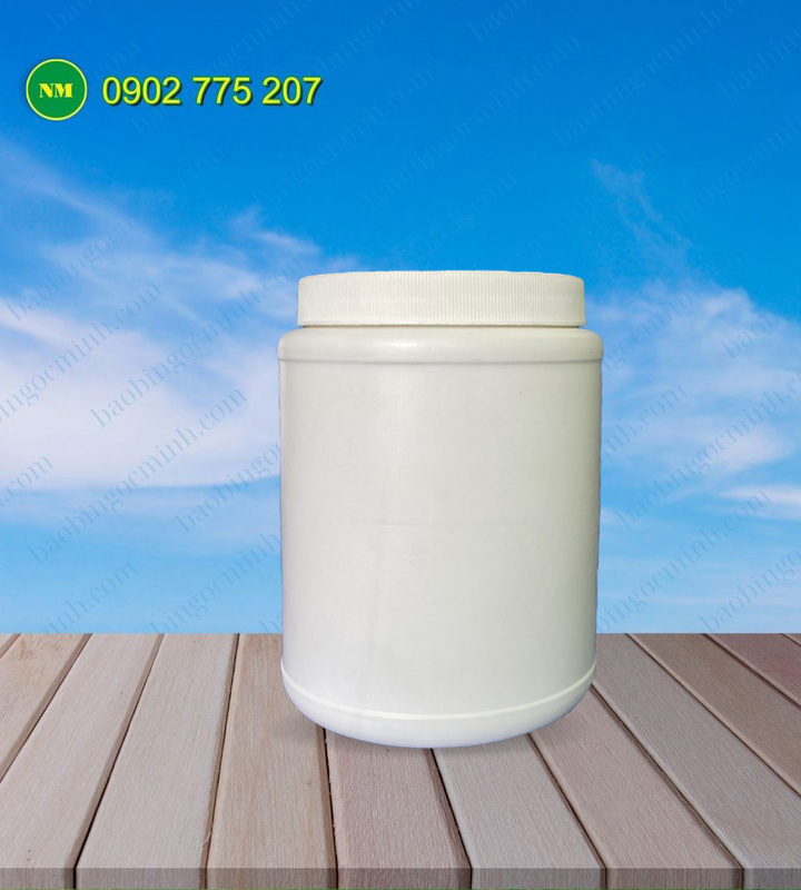 Hũ nhựa HDPE 500gram đựng bột
