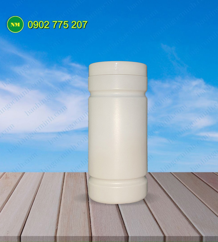 Hũ nhựa HDPE 700g đựng thuốc thú ý