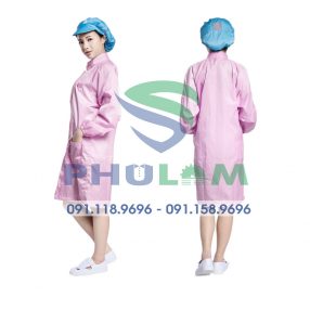 Áo blouse chống tĩnh điện  phòng sạch - Bảo Hộ Lao Động Phú Lâm - Công Ty TNHH Thương Mại Và Đầu Tư Phú Lâm