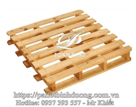 Pallet gỗ 2 hướng nâng kiểu cánh - Pallet Toàn Phát - Công Ty TNHH Một Thành Viên Thương Mại Dịch Vụ Pa Lét Toàn Phát