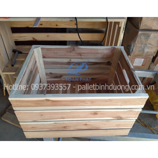 Thùng gỗ Pallet Bình Dương - Pallet Toàn Phát - Công Ty TNHH Một Thành Viên Thương Mại Dịch Vụ Pa Lét Toàn Phát