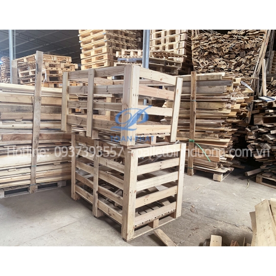 Thùng gỗ Pallet gỗ thông nan thưa - Pallet Toàn Phát - Công Ty TNHH Một Thành Viên Thương Mại Dịch Vụ Pa Lét Toàn Phát