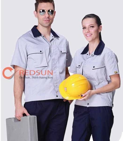 Đồng phục bảo hộ lao động công nhân - Red Sun Uniforms - Công Ty TNHH Sản Xuất Thương Mại Thời Trang Mặt Trời Đỏ